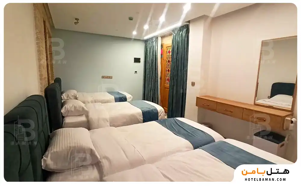 اتاق دو تخته دبل vip بهارستان (اقامت با صبحانه)
